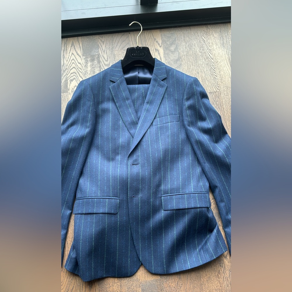 Blue winter suit - De Fursac